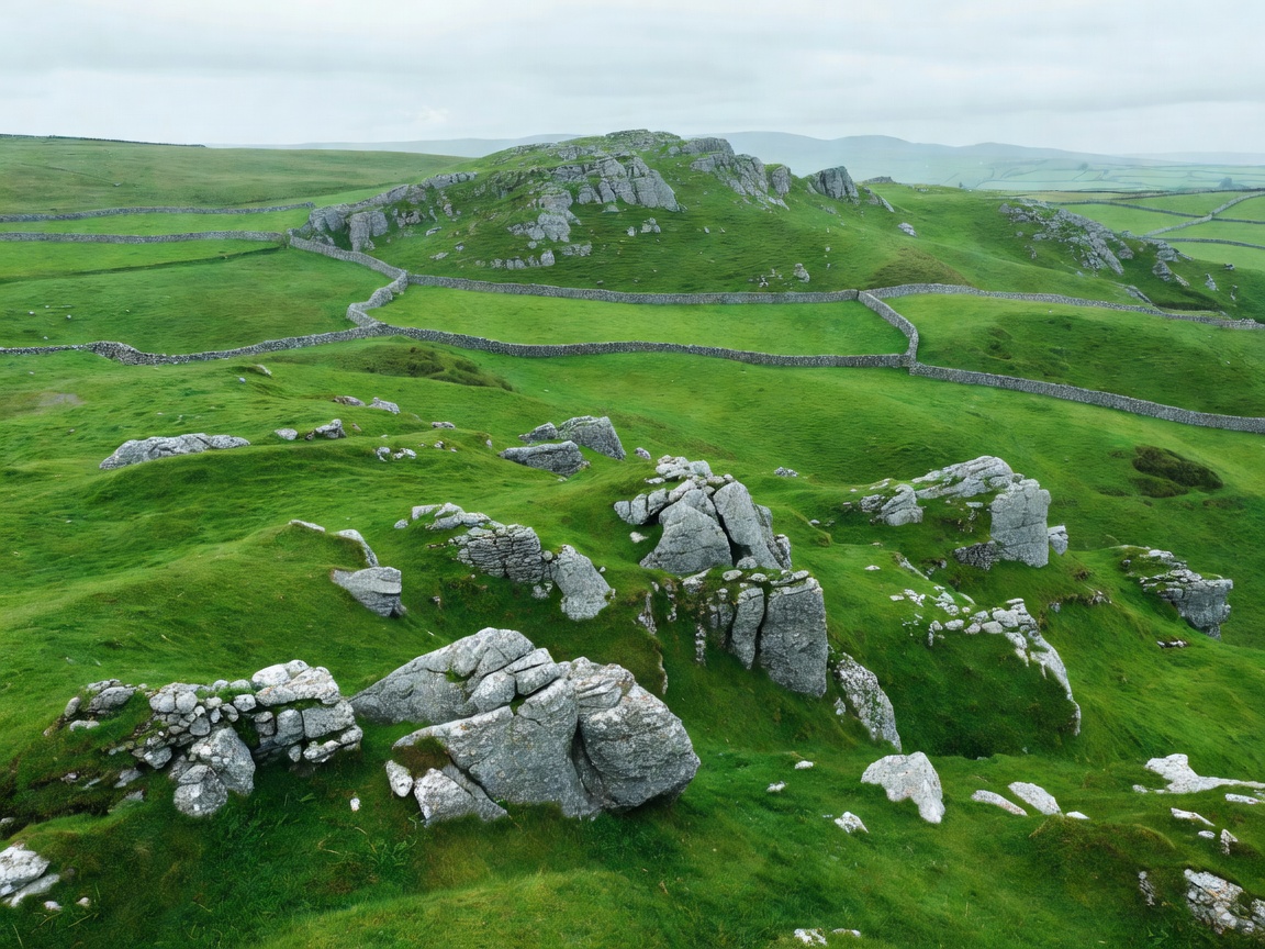 Lush Tipperary landscape and limestone geology