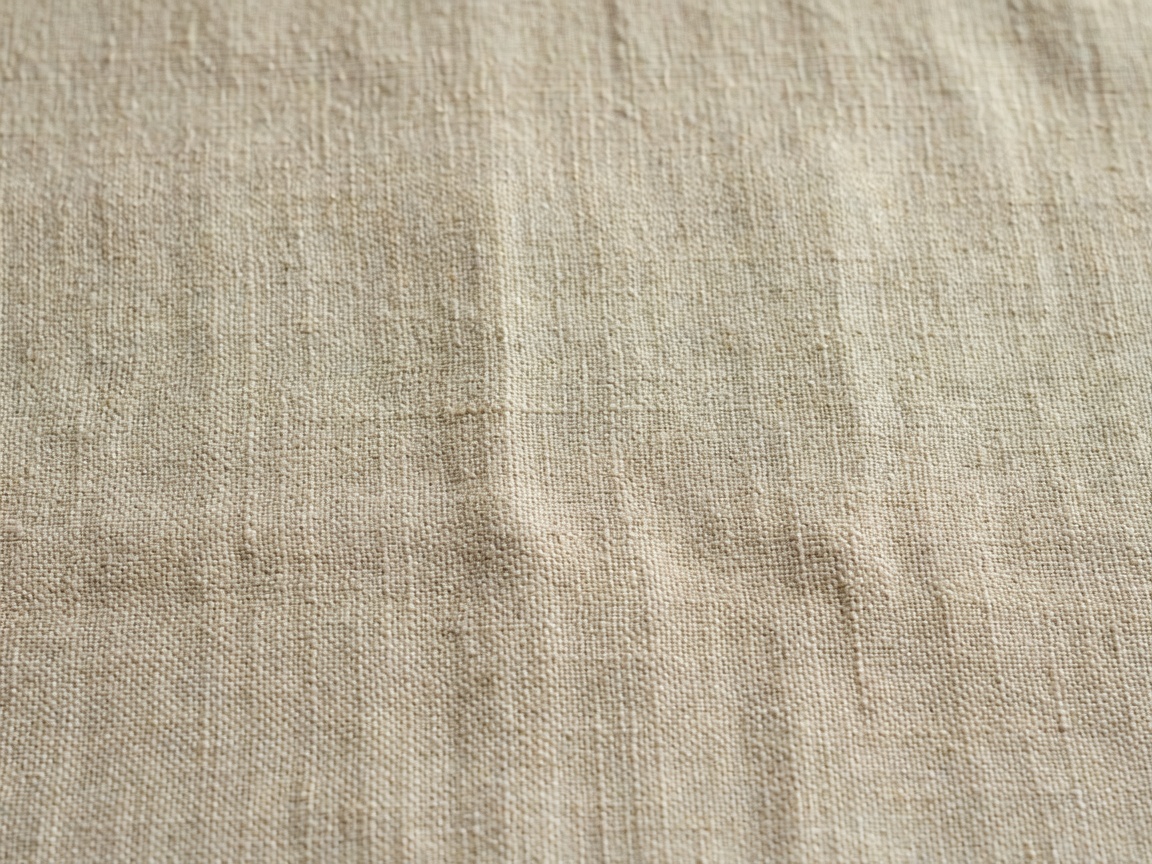 Unbleached textured natural Irish linen weave
